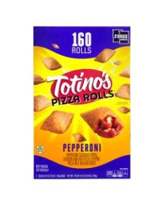 Totinos Pepperoni Pizza Rolls, 79.68 Oz, Box Of 160 Pizza Rolls