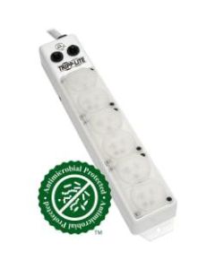 Tripp Lite Power Strip Medical Hospital Grade UL1363A 6 Outlet 20A 7ft Cord - NEMA 5-20P-HG - 6 x NEMA 5-20R-HG - 7 ft Cord - 20 A Current - 120 V AC Voltage - Rack-mountable, Surface-mountable - White