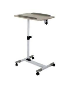 Mount-It MI-7946 Rolling Laptop Cart, 34-1/8inH x 18-5/8inW x 6-1/8inD, Black