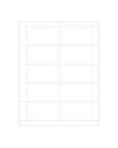 Gartner Studios Designed Business Cards, 3 1/2in x 2in, Embossed White, Pack Of 150