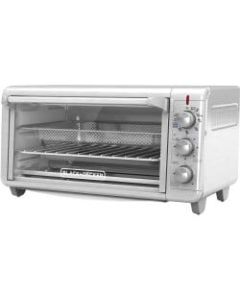 Black & Decker Extra Wide Crisp N Bake Air Fry Toaster Oven - 1500 W - Toast, Convection, Bake, Broil, Keep Warm, Browning, Cooking - Silver