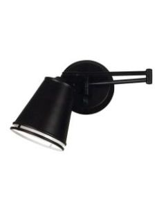 Kenroy Home Metro Wall-Mount Swing Arm Lamp, 14-1/4inW, Oil-Rubbed Bronze