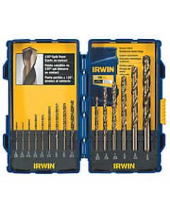 IRWIN Cobalt High Speed Steel Drill Bit Set, 15-Bits