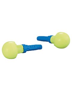 E-A-R Push-Ins Foam Earplug, Polyurethan, Blue/Yellow, Uncorded