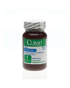 CURAD Sterile Plain Packing Strips, 2in x 5 yd., White, Case Of 12