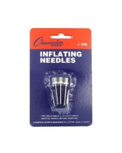 Champion Sports Nickel-Plated Inflating Needles, Pack Of 3