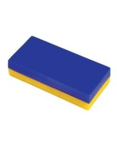 Dowling Magnets Plastic-Encased Block Magnets, Pre-K - Grade 6, Set Of 12