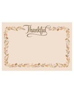 Amscan Paper Thanksgiving Paper Placemats, 11in x 16in, 4 Per Pack, Carton Of 24 Packs