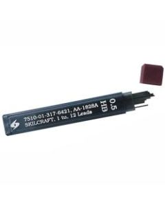 SKILCRAFT Lead Refills, 0.5 mm, 12 Leads Per Tube (AbilityOne 7510-01-317-6421)