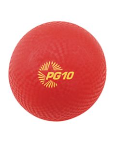 Champion Sports Playground Ball, 10in, Red