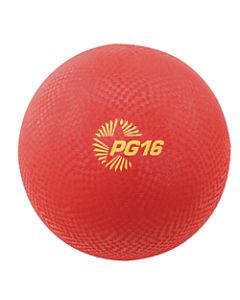 Champion Sports Playground Ball, 16in, Red