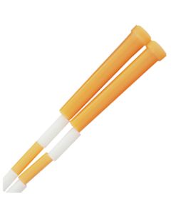 Champion Sports Plastic Segmented Jump Rope, 10ft, Orange/White