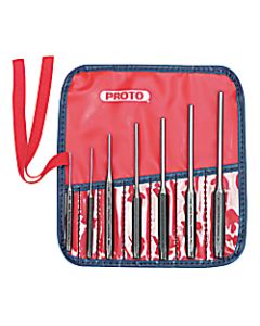 PROTO 7-Piece Roll Pin Punch Set, 1/16in to 1/4in
