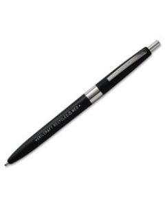 SKILCRAFT AbilityOne Retractable Ballpoint Pens, Medium Point, 30% Recycled, Black Ink, Box Of 12 Pens