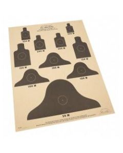 Rite In The Rain All-Weather Range Targets, 25 Meter, 22in x 17in, Pack Of 100 Targets