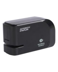 Business Source Electric Stapler, 3-1/4in x 2-7/16in, Black