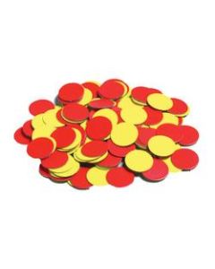 Learning Advantage Magnetic 2-Color Counters, Grade K - 8, Pack Of 200
