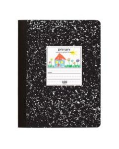 Office Depot Brand Primary Composition Book, 7-1/2in x 9-3/4in, Unruled/Primary Ruled, 100 Sheets