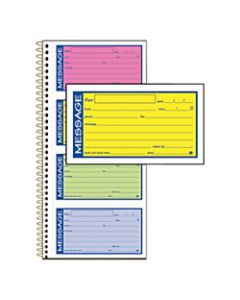 Adams High-Impact Phone Message Book, Neon Colors, Book Of 200 Messages