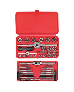 IRWIN Machine Screw/Fractional Tap and Hex Die Set, 41 Pieces