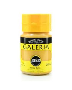 Winsor & Newton Galeria Flow Formula Acrylic Colors, 250 mL, Yellow Ochre, 744, Pack Of 2