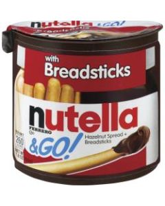 Nutella Nutella & GO Hazelnut Spread & Breadsticks - 1.23 oz - 12 / Box