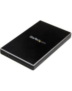 StarTech.com 2.5in External Hard Drive Enclosure - Supports UASP - Aluminum - USB 3.1 Enclosure - SSD/HDD Enclosure