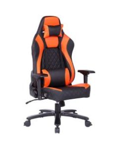 Ace X Rocker PC Gaming Chair With Speakers, Orange/Black
