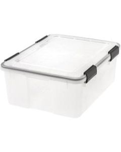 Iris WeatherTight Heavy-Duty Storage Tote, 19 1/2in x 15 1/2in x 7 1/2in