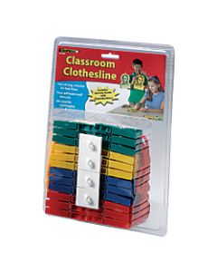 Teacher Created Resources Classroom Clothesline - Classroom, Display, Decoration - 2.30in x 7.70in10.80in - 1 Pack - Multi