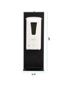 Alpine Touchless Dispenser With Universal Partition Wall Stand, 1200 mL, 18inH x 6-1/2inW x 7-13/16inD, White
