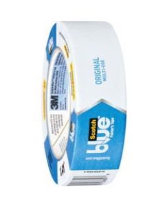 Scotch 2090 Long Mask Weatherable Masking Tape, 3in Core, 1.5in x 60 Yd., Blue, Case Of 12