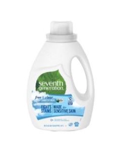 Seventh Generation Natural Laundry Liquid Detergent, 50 Oz Bottle