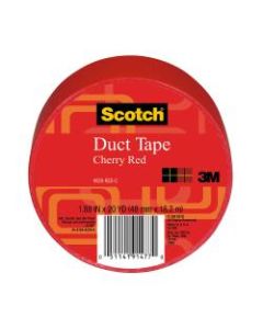 Scotch Colored Duct Tape, 1 7/8in x 20 Yd., Red