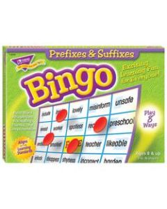 Trend Sight Words Prefixes & Suffixes Bingo Game, Grades 2 To 8
