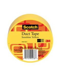 Scotch Colored Duct Tape, 1 7/8in x 20 Yd., Yellow