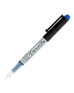 Pilot Varsity Disposable Fountain Pen, Medium Point, Black Barrel, Blue Ink