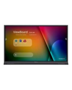 ViewSonic ViewBoard IFP7552 - 75in Diagonal Class (74.5in viewable) LED-backlit LCD display - interactive - with optional slot-in PC capability and touchscreen (multi touch) - 4K UHD (2160p) 3840 x 2160