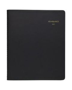 AT-A-GLANCE Large Monthly Planner, 7in x 8-3/4in, Black, January to December 2021, 7012005
