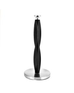 Alpine Paper Towel Holder, 14in x 6-11/16in, Black/Silver Crown