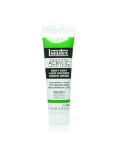 Liquitex Heavy Body Professional Artist Acrylic Colors, 2 Oz, Light Emerald Green, Pack Of 2