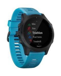 Garmin Forerunner 945 GPS Watch - Wrist - 1.2in - 240 x 240 - Bluetooth - Wireless LAN - GPS - 336 Hour - Round - Blue