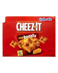 CHEEZ-IT Extra Toasty Crackers, 3 Oz, 6 Bags Per Pack, Box Of 3 Packs