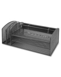 Lorell Mesh Desk Sorter, Black