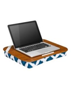 LapGear Designer Lap Desk, 17-3/4in x 13-3/4in, Navy Ikat