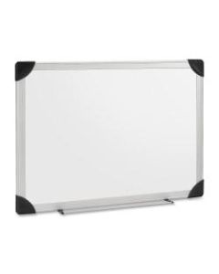 Lorell Non-Magnetic Dry-Erase Whiteboard, 48in x 36in, Aluminum Frame With Silver Finish