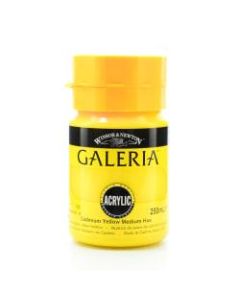 Winsor & Newton Galeria Flow Formula Acrylic Colors, 250 mL, Cadmium Yellow Medium Hue, 120, Pack Of 2