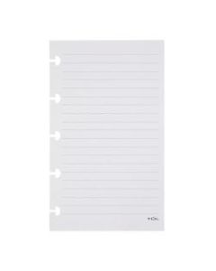 TUL Discbound Notebook Refill Pages, Assorted Ruling, Mini Size, 60 Sheets, White