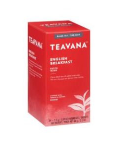 Teavana English Breakfast Black Tea Bags, 0.09 Oz, Box Of 24