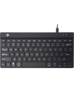 R-Go Tools Ergonomic Compact Break Wired Keyboard, Black - Cable Connectivity - Black